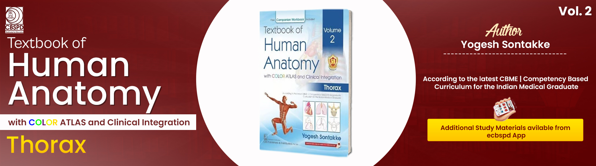 Textbook of Human Anatomy with Color Atlas and Clinical Integration Volume 2